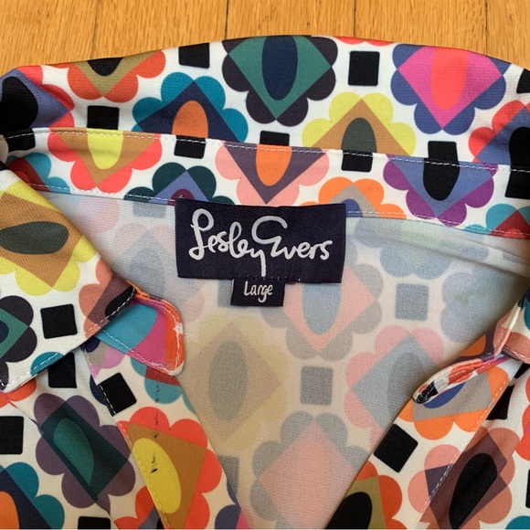 Lesley Evers Popover shirt in Gems L - Picture 5 of 8